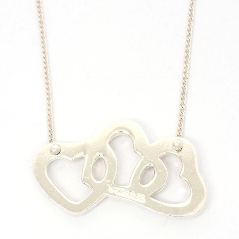 Tiffany Triple Heart Silver Pendant
